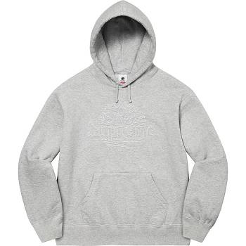 Grey Supreme Timberland® Hooded Sweatshirts | Supreme 327EX